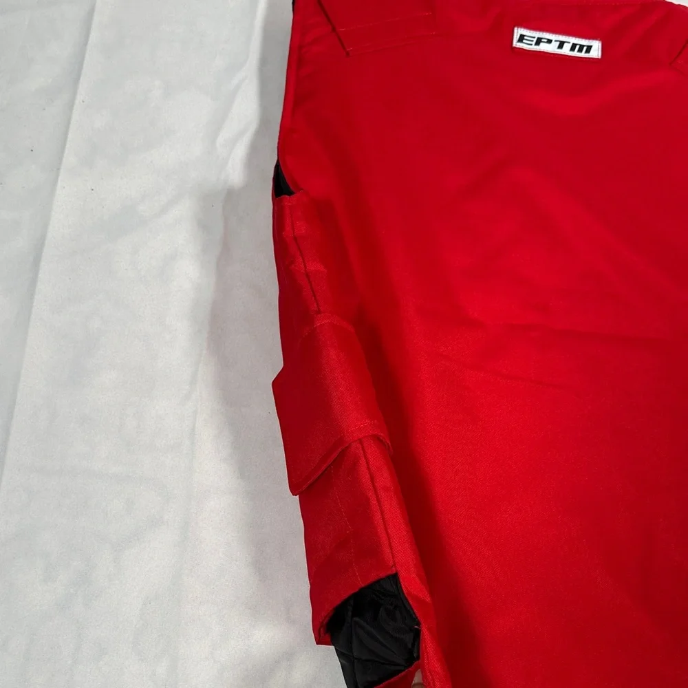 EPTM The Perfect Example Reflective Flow Urban Dance Hiphop Rapper Red Vest Mens